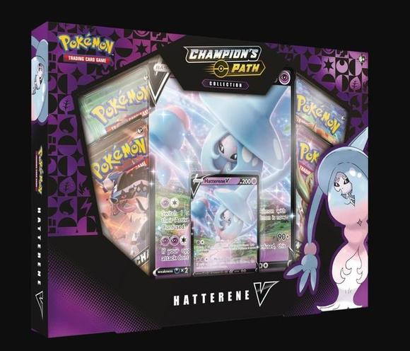 Pokemon Trading Card Game: Champion's Path Hatterene V Collection | Black Swamp Games