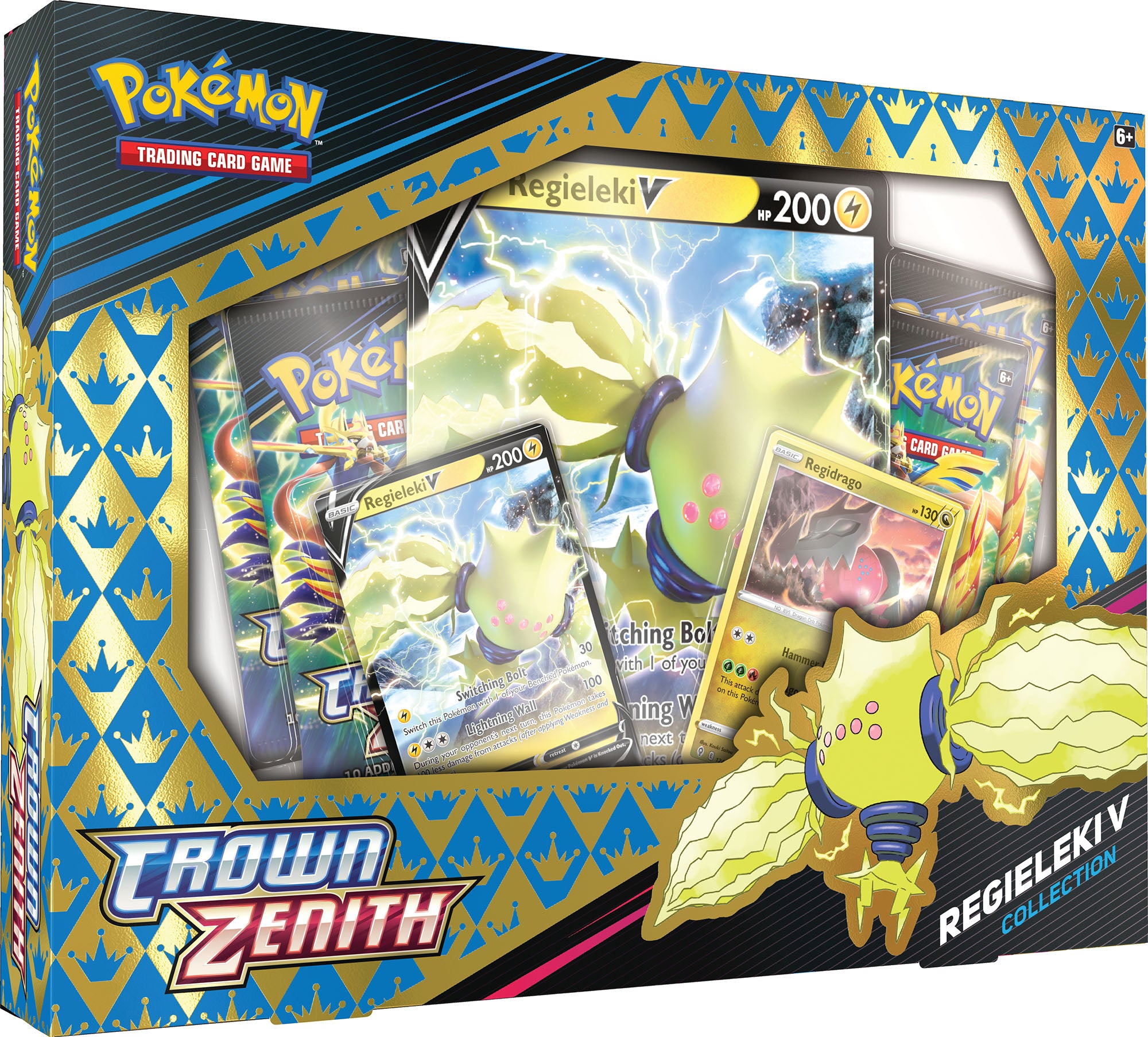 Pokemon TCG: Sword & Shield - Crown Zenith Collection - Regieleki V / Regidrago V | Black Swamp Games